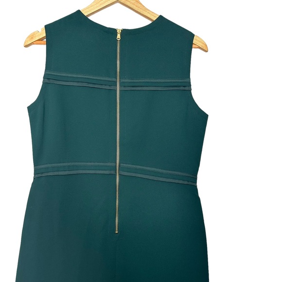 Donna Karan New York Piped Mini Dress in Emerald Green NEW - Picture 8 of 10